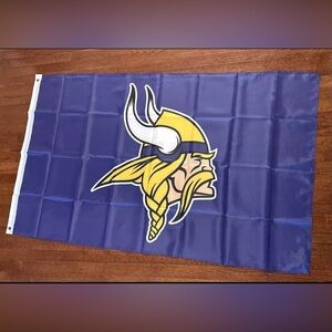 Minnesota vikings flag 3 by 5 feet new large banner NFL Football